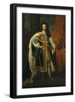 Portrait of King William III (1650-1702), in State Robes-Godfrey Kneller-Framed Giclee Print