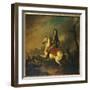 Portrait of King William Iii at the Battle of the Boyne in 1690-Jan Wyck-Framed Giclee Print