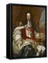 Portrait of King William III-Frans van Stampart-Framed Stretched Canvas