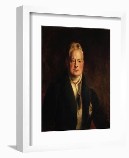 Portrait of King William IV (1765-1837) 1837-Sir David Wilkie-Framed Giclee Print