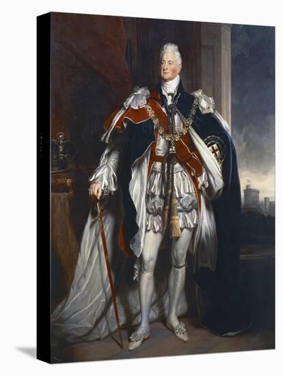 Portrait of King William IV, Copy after Sir Martin Archer Shee, 1844-George Peter Alexander Healy-Stretched Canvas