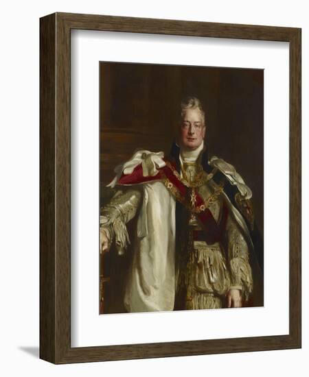 Portrait of King William Iv, Wearing the Robes of the Garter, C.1831-Sir David Wilkie-Framed Giclee Print