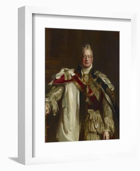 Portrait of King William Iv, Wearing the Robes of the Garter, C.1831-Sir David Wilkie-Framed Giclee Print