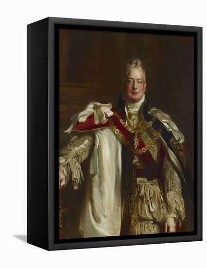 Portrait of King William Iv, Wearing the Robes of the Garter, C.1831-Sir David Wilkie-Framed Stretched Canvas