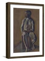 Portrait of Kirill Zdanevich (1892-196), 1910S-Mikhail Vasilyevich Le Dantyu-Framed Giclee Print