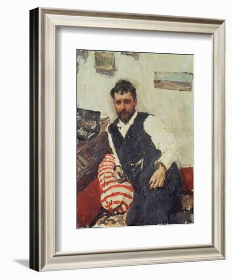 Portrait of Konstantin Korovin-Valentin Aleksandrovich Serov-Framed Giclee Print