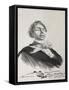 Portrait of Kozma Prutkov-Lev Felixovich Lagorio-Framed Stretched Canvas