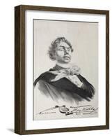 Portrait of Kozma Prutkov-Lev Felixovich Lagorio-Framed Giclee Print