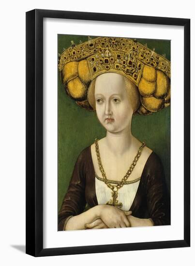 Portrait of Kunigunde of Austria (1465-152), Ca 1485-null-Framed Giclee Print