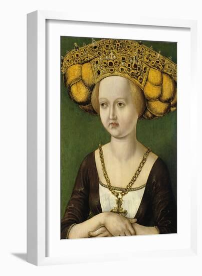 Portrait of Kunigunde of Austria (1465-152), Ca 1485-null-Framed Giclee Print