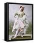 Portrait of 'La Belle Otero' as Mercedes in Une Fete a Seville, Theatre Marigny, Paris, 1900-Paul Boyer-Framed Stretched Canvas