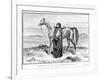 Portrait of Lady Anne Blunt (1837-1917) in Arab Costume with an Arab Horse, Frontispiece to Her…-null-Framed Giclee Print