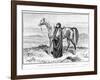 Portrait of Lady Anne Blunt (1837-1917) in Arab Costume with an Arab Horse, Frontispiece to Her…-null-Framed Giclee Print