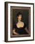 Portrait of Lady Beresford, Seated, Half-Length in a Black Dress Decorated with a Rose-Thomas Lawrence-Framed Giclee Print