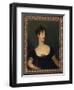 Portrait of Lady Beresford, Seated, Half-Length in a Black Dress Decorated with a Rose-Thomas Lawrence-Framed Giclee Print