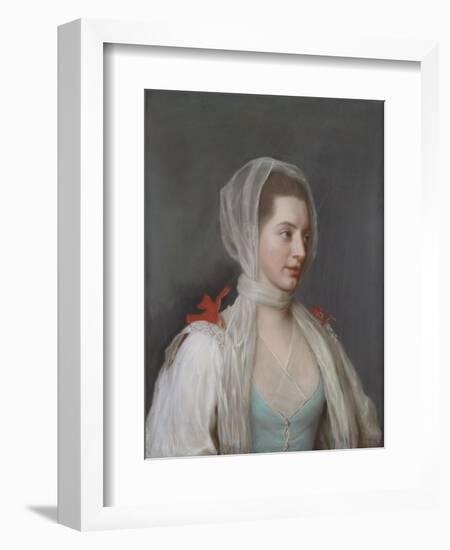 Portrait of Lady Charles Spencer-Jean-Etienne Liotard-Framed Giclee Print