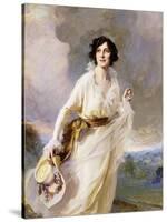 Portrait of Lady Crosfield, 1923-Philip Alexius De Laszlo-Stretched Canvas