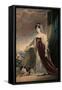 Portrait of Lady Eleanor Egerton, C.1820-Alfred-edward Chalon-Framed Stretched Canvas