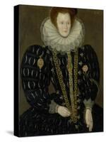 Portrait of Lady Elizabeth Knightley, 1591-Marcus Gheeraerts The Younger-Stretched Canvas