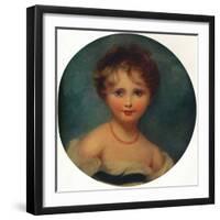 Portrait of Lady Emily Cowper, C1815, (1913)-Thomas Lawrence-Framed Giclee Print