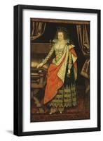 Portrait of Lady Frances Stewart, Duchess of Richmond and Lennox, Countess of Hertford, Née Howard-Marcus Gheeraerts The Younger-Framed Giclee Print