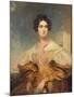 Portrait of Lady Georgiana Clinton-George Clint-Mounted Giclee Print