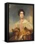 Portrait of Lady Georgiana Clinton-George Clint-Framed Stretched Canvas