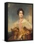 Portrait of Lady Georgiana Clinton-George Clint-Framed Stretched Canvas