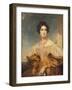 Portrait of Lady Georgiana Clinton-George Clint-Framed Giclee Print