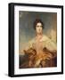 Portrait of Lady Georgiana Clinton-George Clint-Framed Giclee Print