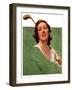 "Portrait of Lady Golfer,"April 22, 1933-Penrhyn Stanlaws-Framed Giclee Print