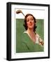 "Portrait of Lady Golfer,"April 22, 1933-Penrhyn Stanlaws-Framed Giclee Print