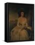 Portrait of Lady Gordon-Romney-Framed Stretched Canvas