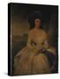 Portrait of Lady Gordon-Romney-Stretched Canvas