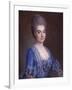 Portrait of Lady in Blue-Francois Hubert Drouais-Framed Giclee Print