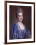 Portrait of Lady in Blue-Francois Hubert Drouais-Framed Giclee Print