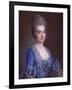 Portrait of Lady in Blue-Francois Hubert Drouais-Framed Giclee Print