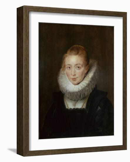 Portrait of Lady-In-Waiting to the Infanta Isabella, 1620d-Peter Paul Rubens-Framed Giclee Print