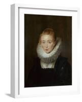 Portrait of Lady-In-Waiting to the Infanta Isabella, 1620d-Peter Paul Rubens-Framed Giclee Print