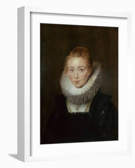 Portrait of Lady-In-Waiting to the Infanta Isabella, 1620d-Peter Paul Rubens-Framed Giclee Print