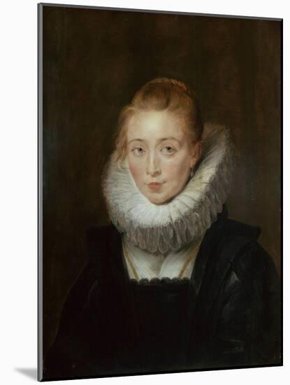 Portrait of Lady-In-Waiting to the Infanta Isabella, 1620d-Peter Paul Rubens-Mounted Giclee Print