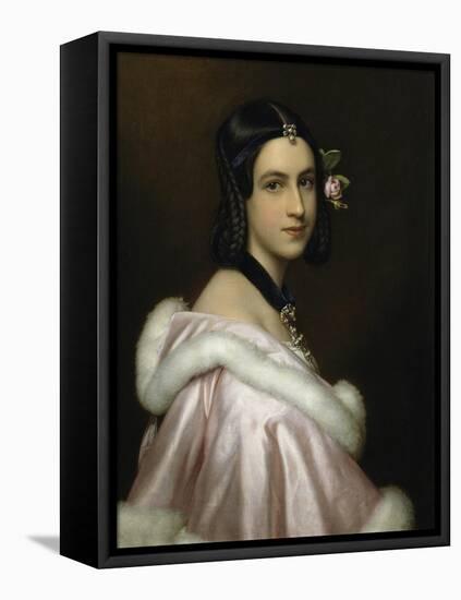 Portrait of Lady Jane Erskine, 1837-Joseph Karl Stieler-Framed Stretched Canvas