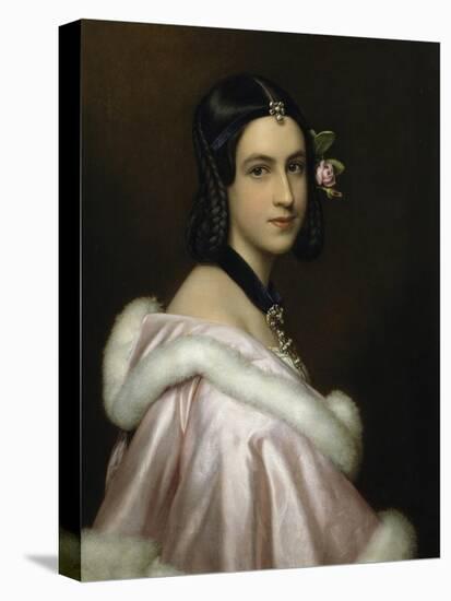 Portrait of Lady Jane Erskine, 1837-Joseph Karl Stieler-Stretched Canvas