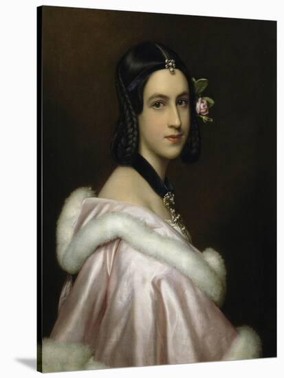 Portrait of Lady Jane Erskine, 1837-Joseph Karl Stieler-Stretched Canvas