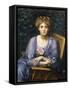 Portrait of Lady Markham-Edward John Poynter-Framed Stretched Canvas