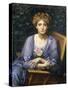 Portrait of Lady Markham-Edward John Poynter-Stretched Canvas