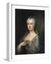 Portrait of Lady Mary Wortley Montagu (1689-1762) Par Highmore, Joseph (1692-1780), - Oil on Canvas-Joseph Highmore-Framed Giclee Print