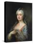 Portrait of Lady Mary Wortley Montagu (1689-1762) Par Highmore, Joseph (1692-1780), - Oil on Canvas-Joseph Highmore-Stretched Canvas