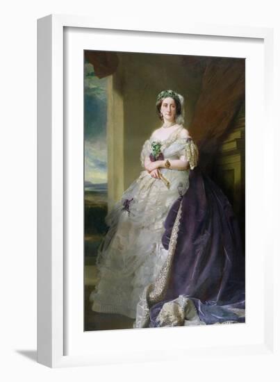 Portrait of Lady Middleton (1824-1901), 1863-Franz Xaver Winterhalter-Framed Giclee Print