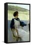 Portrait of Lady Outdoors-Vittorio Matteo Corcos-Framed Stretched Canvas